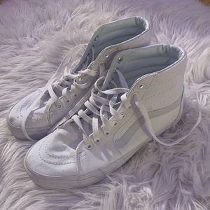 White High Top Vans